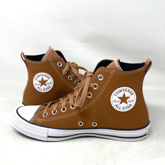 Converse Chuck Taylor Hi Shoes Casual Sneakers For Women Synthetic Brown A04595C - Picture 5 of 8